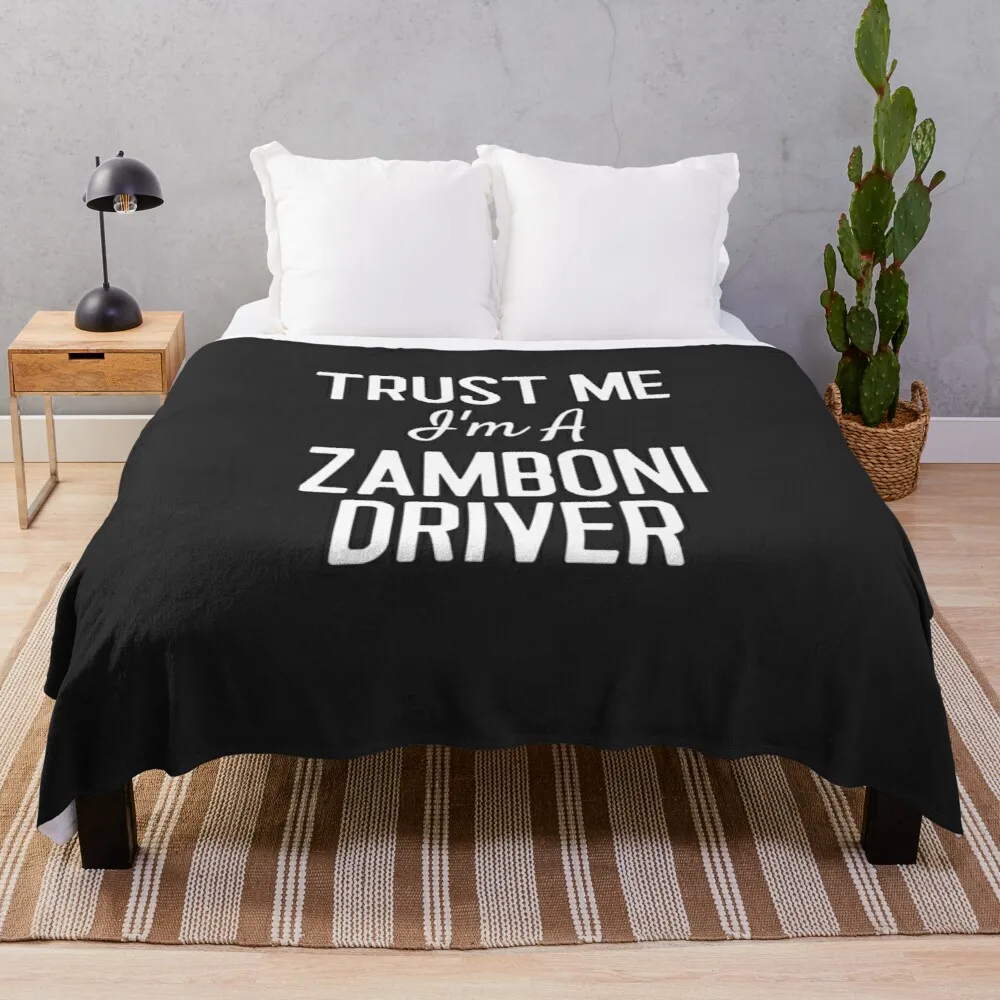 

Trust Me I'm A Zamboni, одеяло для водителя, мягкое одеяло с мехом