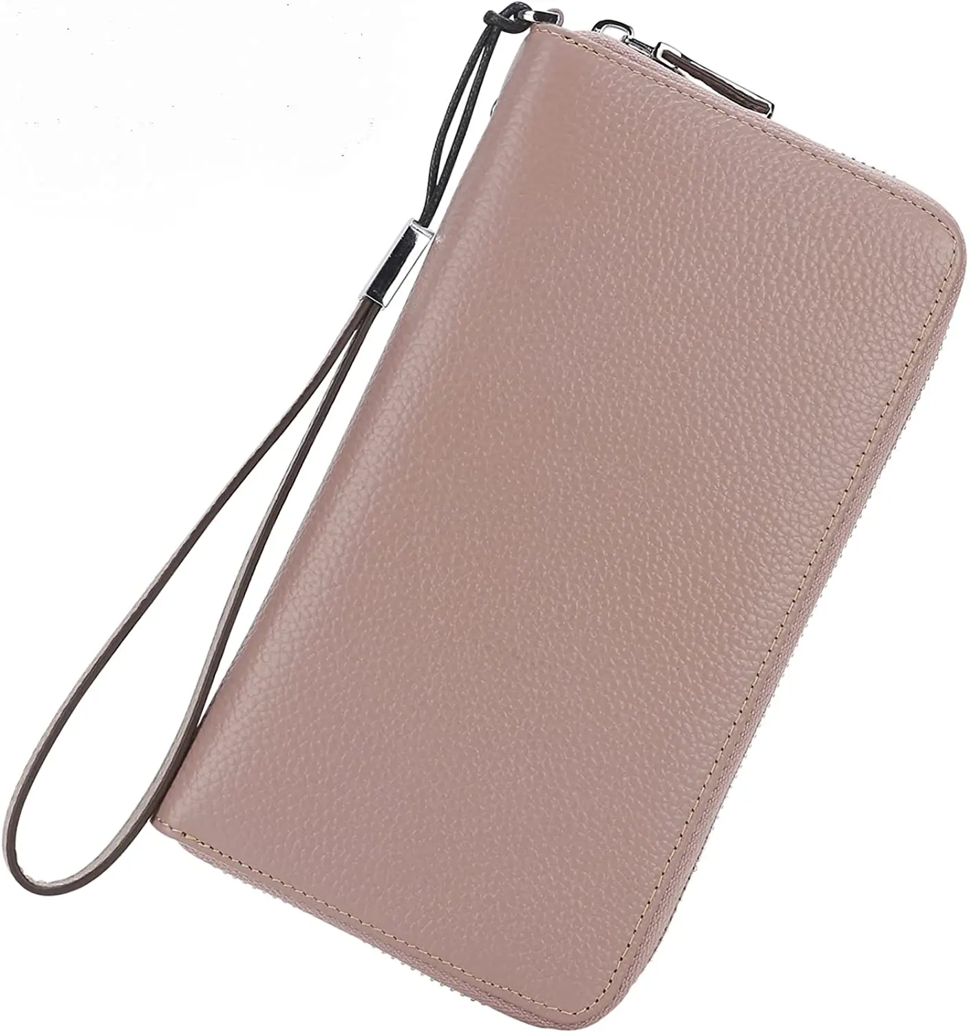 Women's Rfid Blocking Pu Leather Large Capacity Zip Around Wallet Phone Holder Clutch Travel Purse Wristlet Carteras Para Mujer
