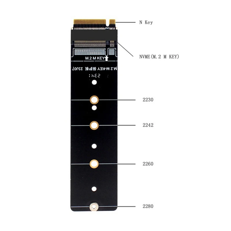 M.2 Nvme M ключ защиты платы преобразователя печатной Pcie 4 0 твердотельный адаптер с
