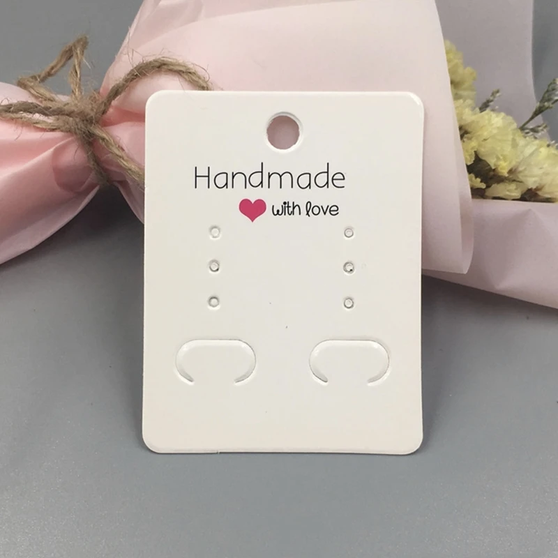 

Бумажные подставки для сережек, 50 шт.