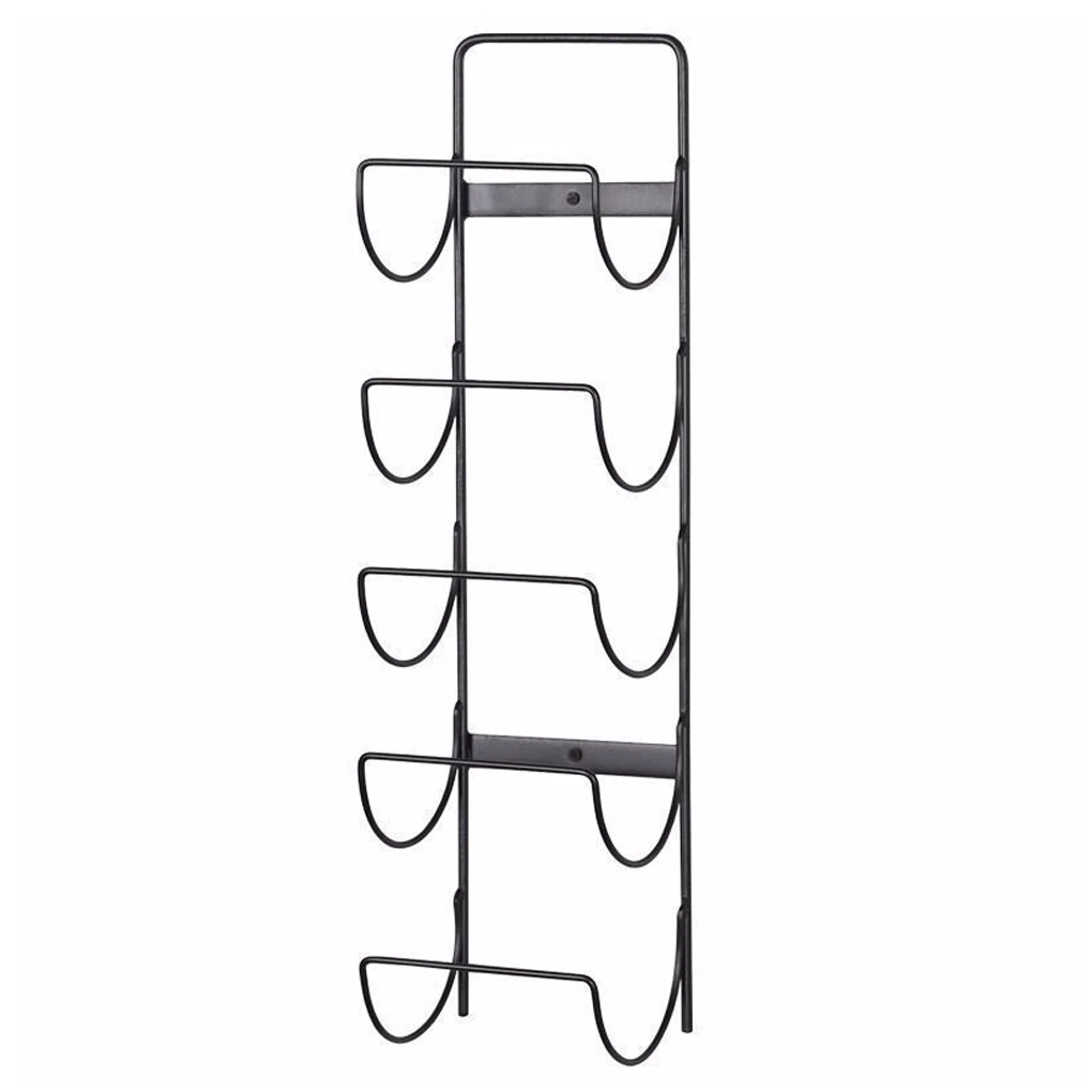 

Wine Holder Wall Mounted Storage Holder Multifunction Decorative Simple Hanging Display Stand Bar Living Room Cabinet