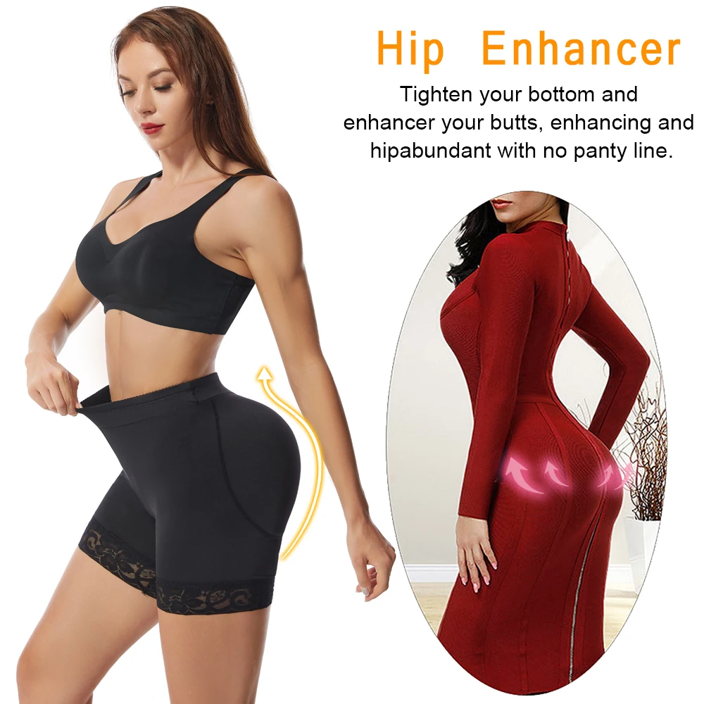 NINGMI Shapewear Hip Enhancer Women Butt Lifter Shapewear Panties Hip Shapewear Push Up Panties Hip Pads