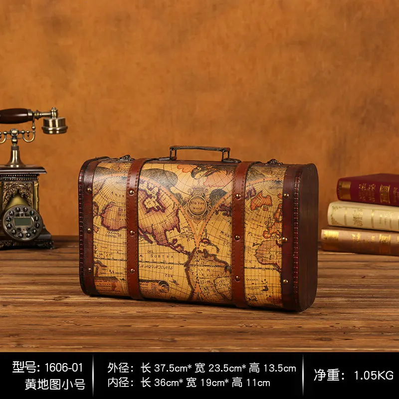 Античная кожаная шкатулка коробка для хранения ювелирных изделий органайзер