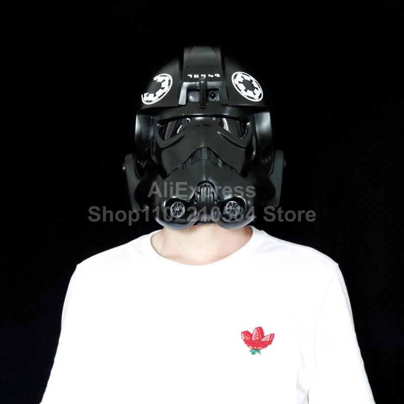 

Шлем из ПВХ для ролевых игр, звездная Империя, военно-морской флот, боевой реактивный самолет, аксессуары для Хэллоуина