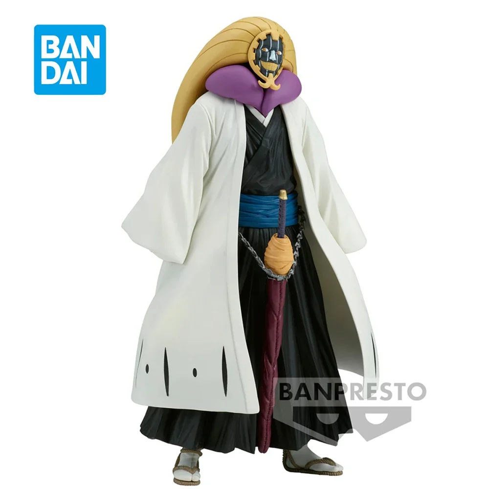 Оригинальный Bandai Solid and Souls Bleach Kurotsuchi Mayuri 16 см аниме фигурка модель игрушки