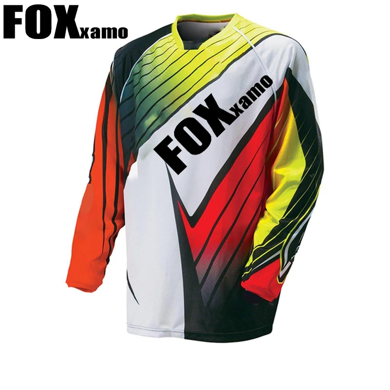 

2023 Men's Downhill Jerseys Foxxamo Mountain Bike MTB Shirts Offroad DH Motorcycle Jersey Motocross Sportwear Clothing Bike