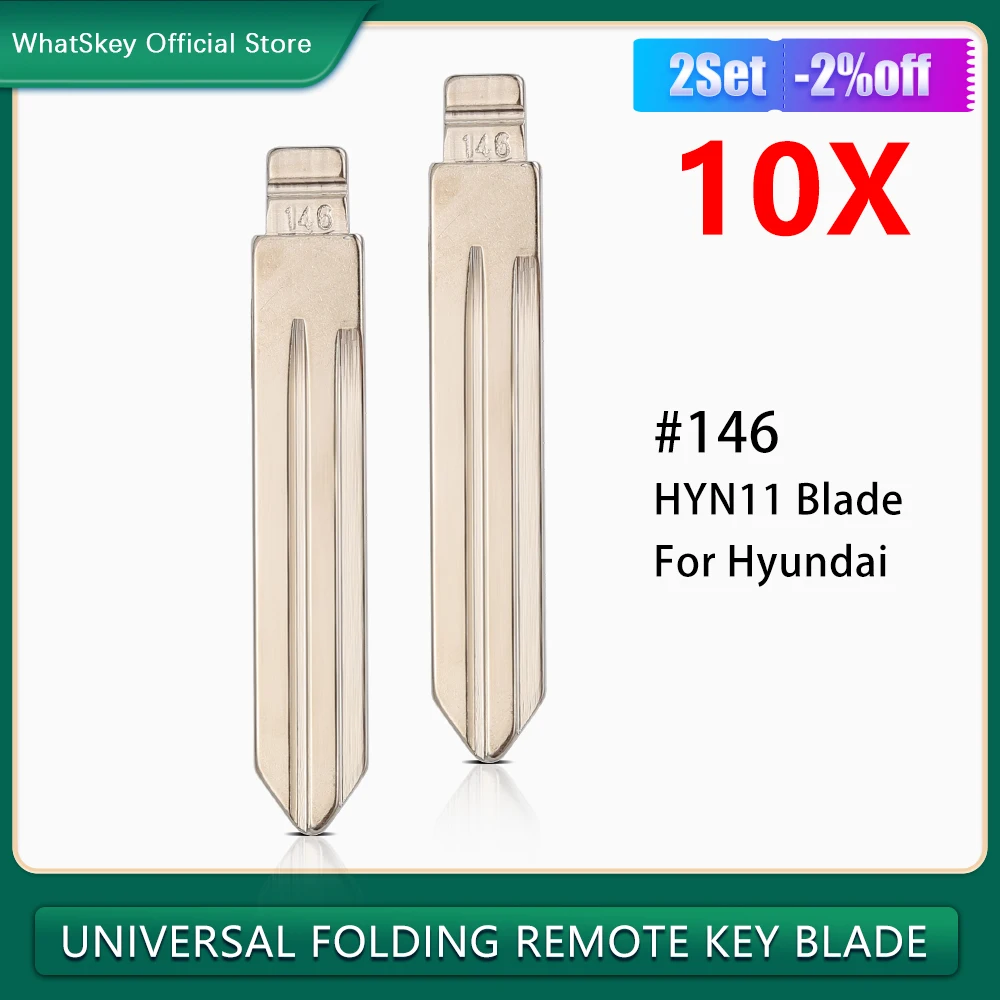 

10 Упаковок # 146 LISHI HYN11 Металлический Заготовленный Необрезанный KD VVDI Flip Remote Key Для Hyundai Mistra Auto №146 З...
