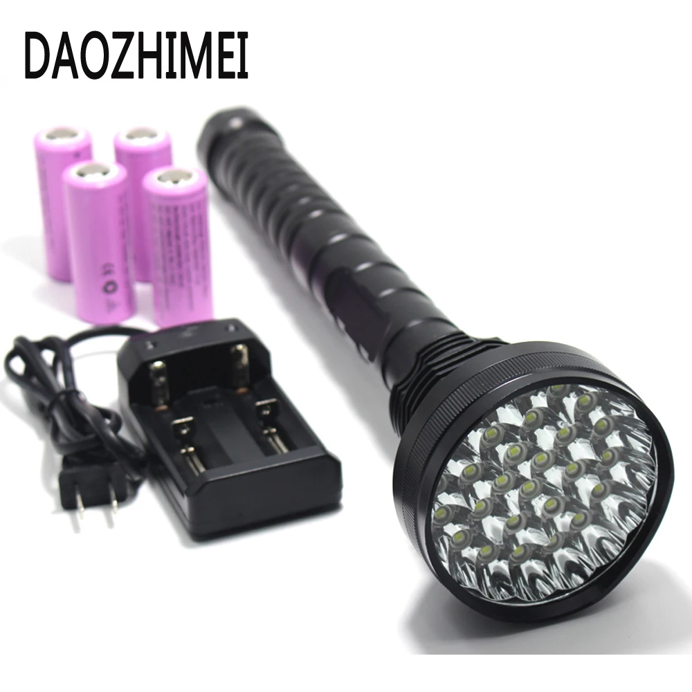 8000Lumens Flashlight XML-T6 x28 LED tactical torch Flash Light Torch Led powerful police Camping Lamp Outdoor Lighting