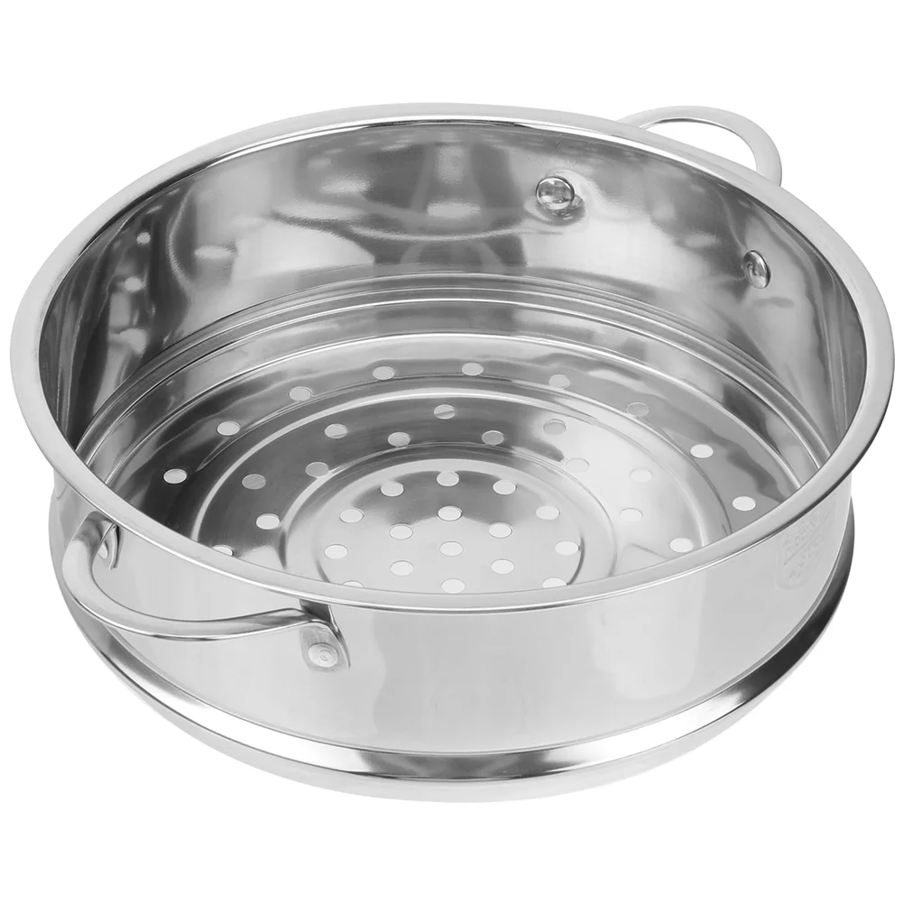 

Steamer Pot Basket Steel Stainless Metal Dim Sum Steam Pan Insert Soup Steaming Cookware Induction Saucepans Strainer Rack