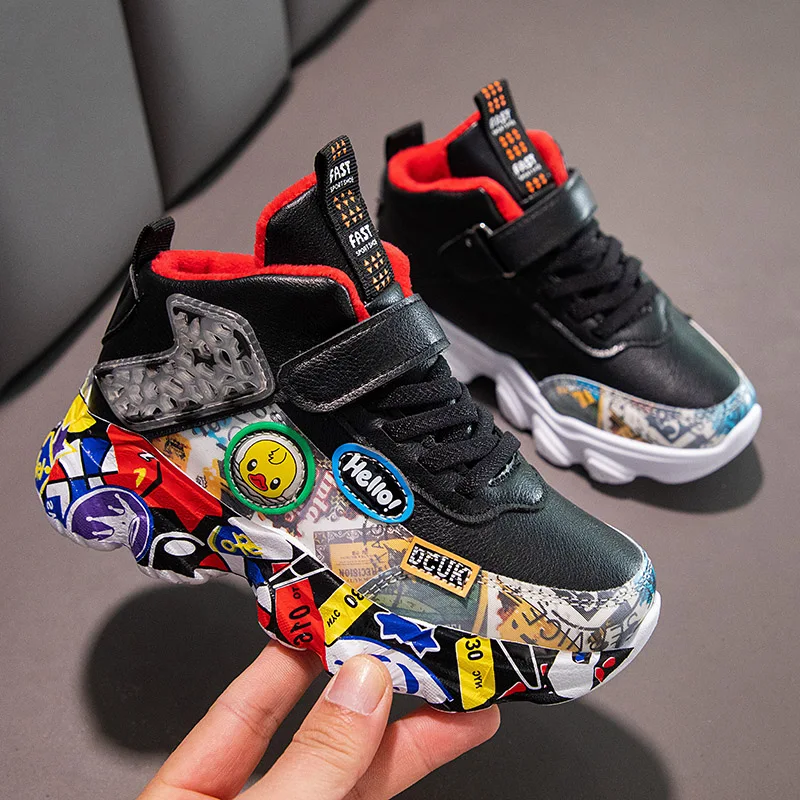 Fashion Hot Sale Kids Casual Shoes 2023 New Pattern Anti Slip Athletic Sneaker for Boys Girls Child Walking Shoes Free Shipping