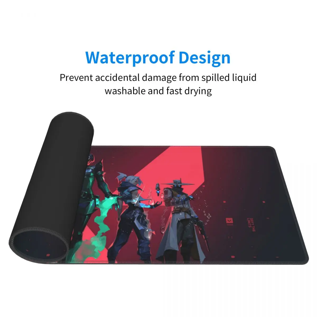 Большой коврик для мыши Valorant видеоигр ноутбука в стиле аниме школьный Забавный