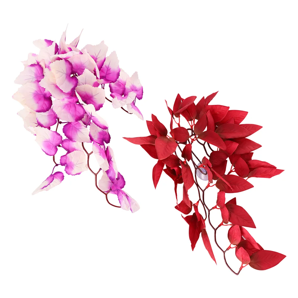 2 шт. поддельные платы для домашних животных ландшафтный дизайн из ротанга