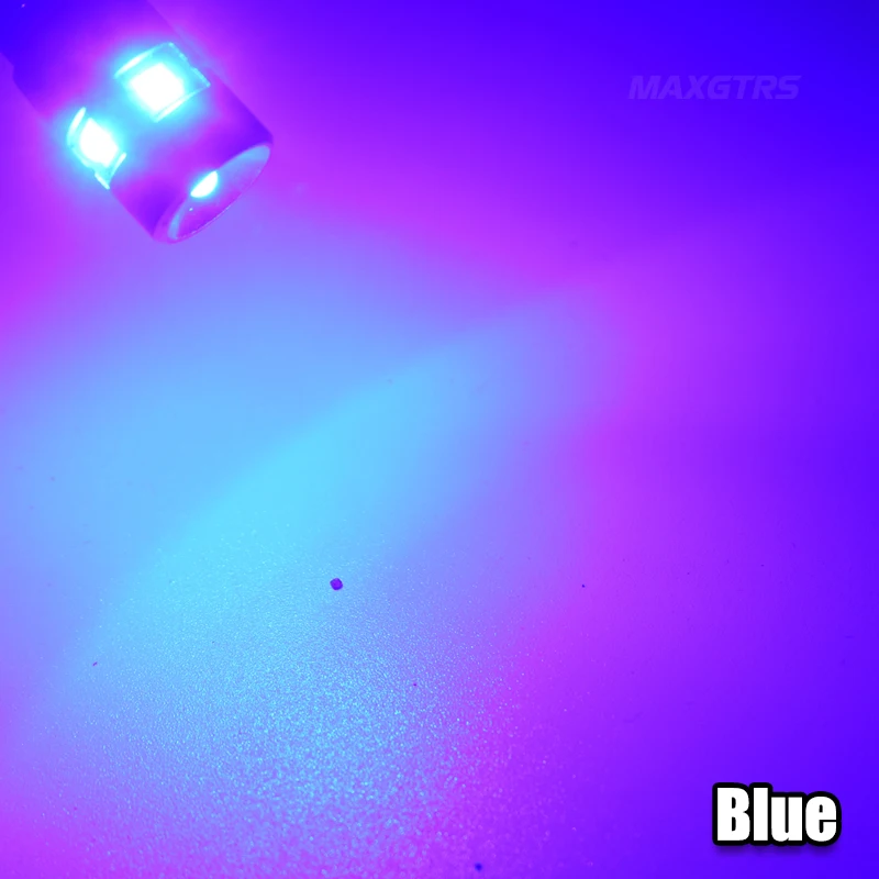 

10x T10 светодиодный супер яркая лампочка W5W анти-Ошибка CANBUS лампа 6000K белый Янтарный красный 5W5 750LM 12V 24V автомобильные габаритные огни