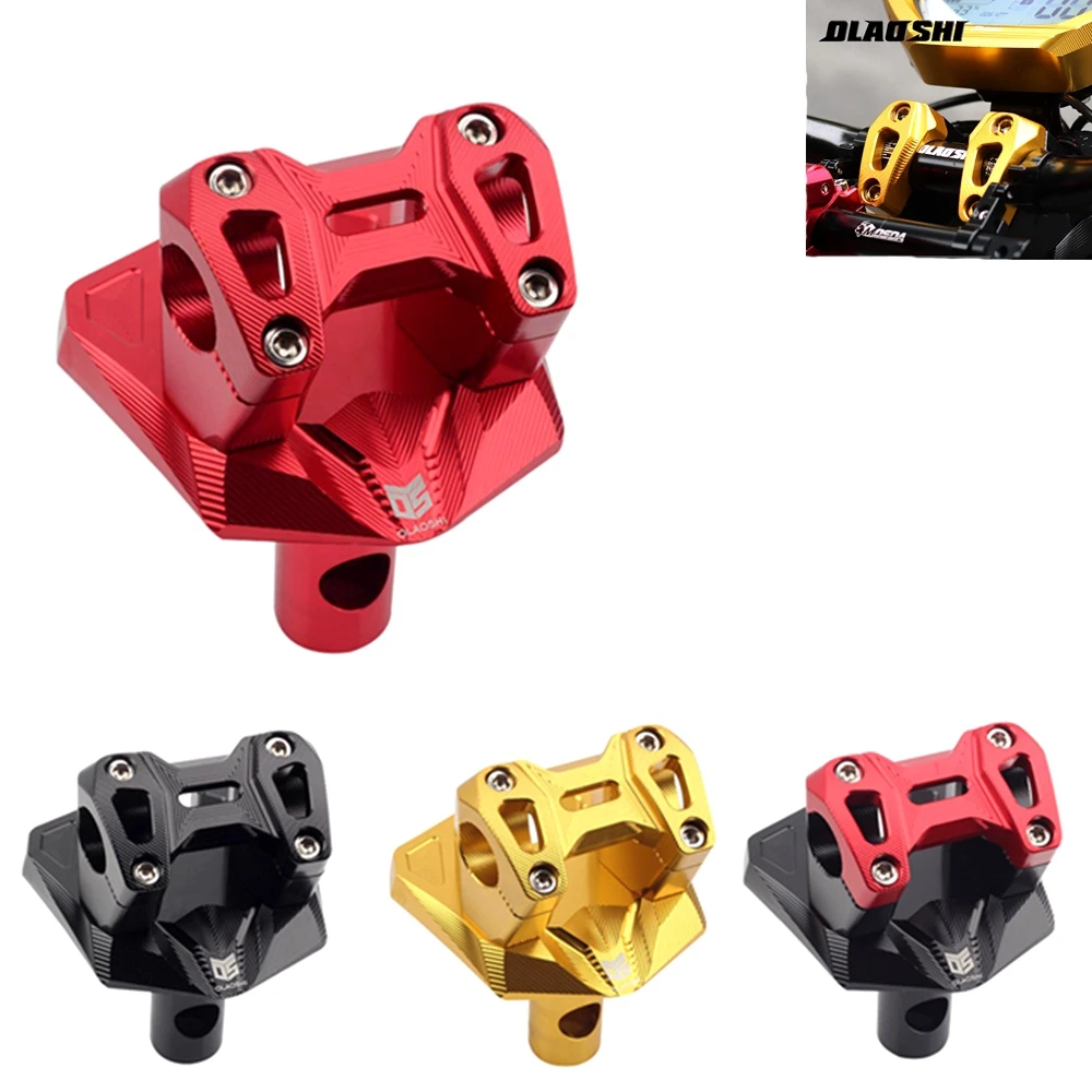 

Xiaoniu Electric Scooter Modify Parts OLAOSHI CNC Aluminum Alloy Faucet Base Handlebar Base For Niu U+/US/UQI/N1S/NGT/NQI/M+