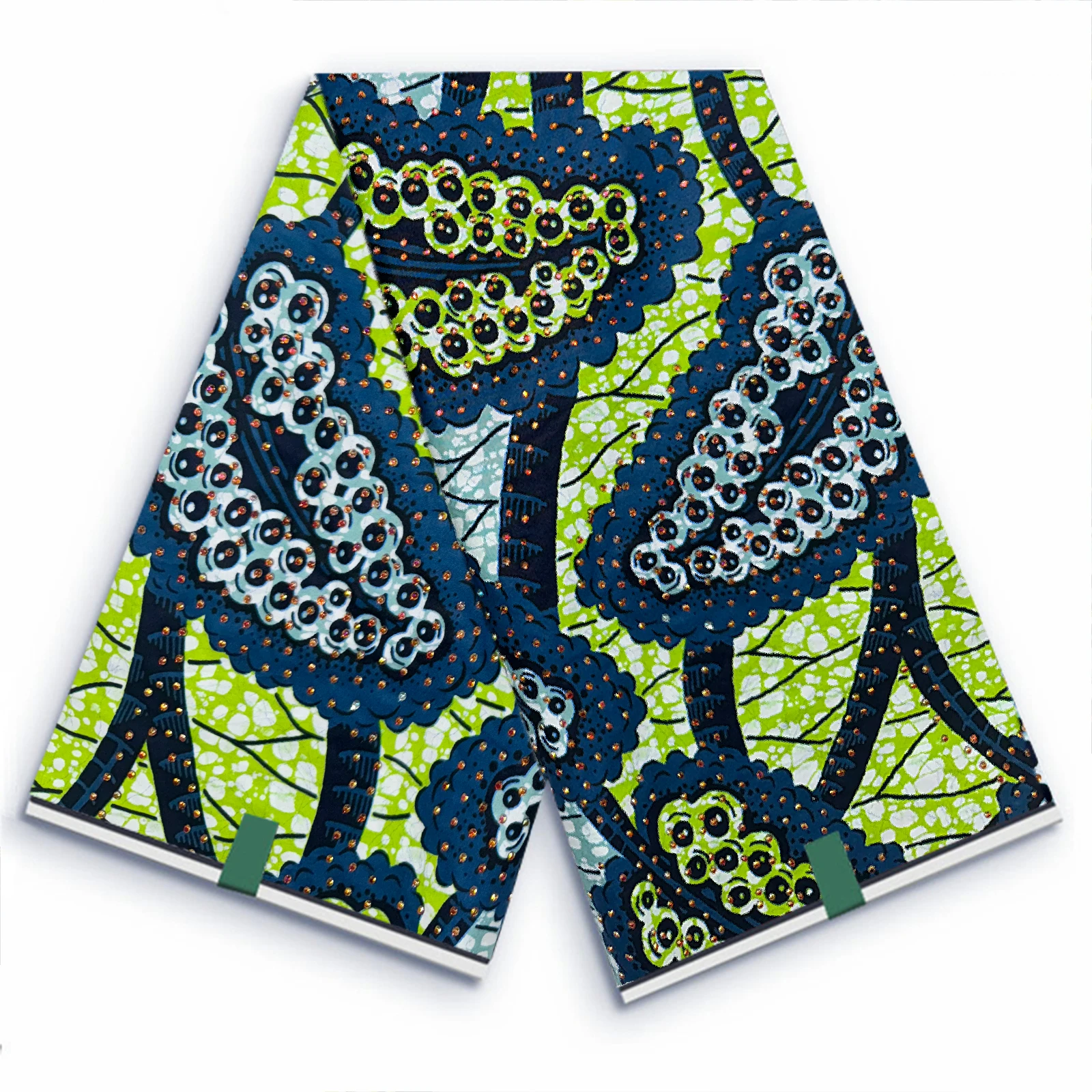 Африканская ткань со стразами дизайн высокое качество 100% хлопок воск Анкара блок