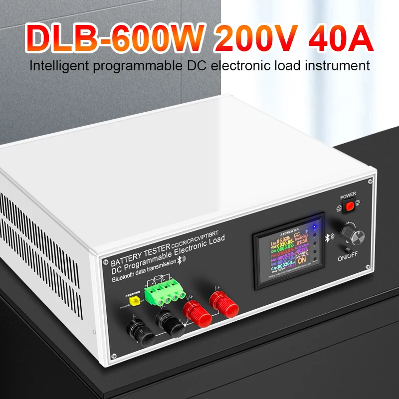 DLB-600W 200 в 40А 18650 литиевый свинцово-кислотный аккумулятор, монитор емкости, электронный тестер нагрузки, измеритель расхода, инструменты для проверки автомобиля