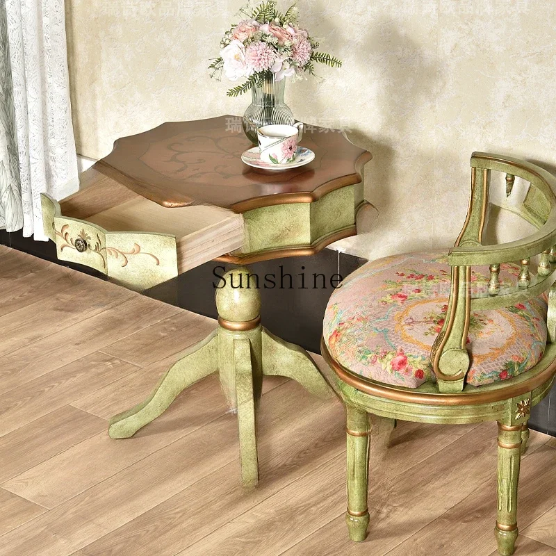 Американский кантри окрашенный диван для гостиной ретро-паркетный ящик