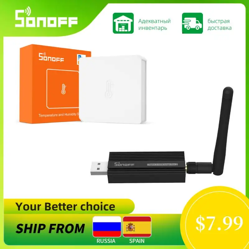 

SONOFF ZB Dongle -E, Zigbee 3.0 Mini,Temperature Sensor Smart Home, eWelink APP Remote Control, Work With Alexa, Google Home
