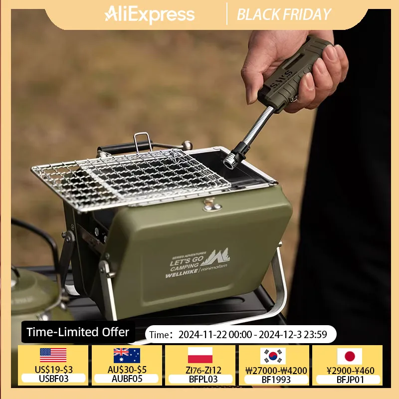 Мини-гриль для барбекю портативный складной съемный ручной гриль кемпинг на