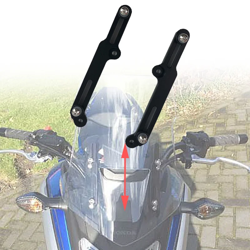 

For HONDA NC750X NC 750X 2016 2017 2018 2020 Motorcycle Accessories Windscreen Adjusters Airflow Adjustable Windscreen Wind