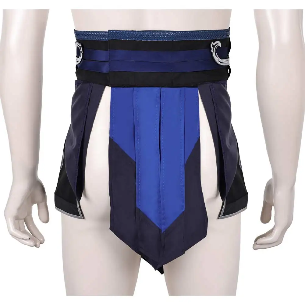 Взрослый мужской пояс Mortal Cos Kombat Sub-Zero для косплея карнавальный костюм на Хэллоуин