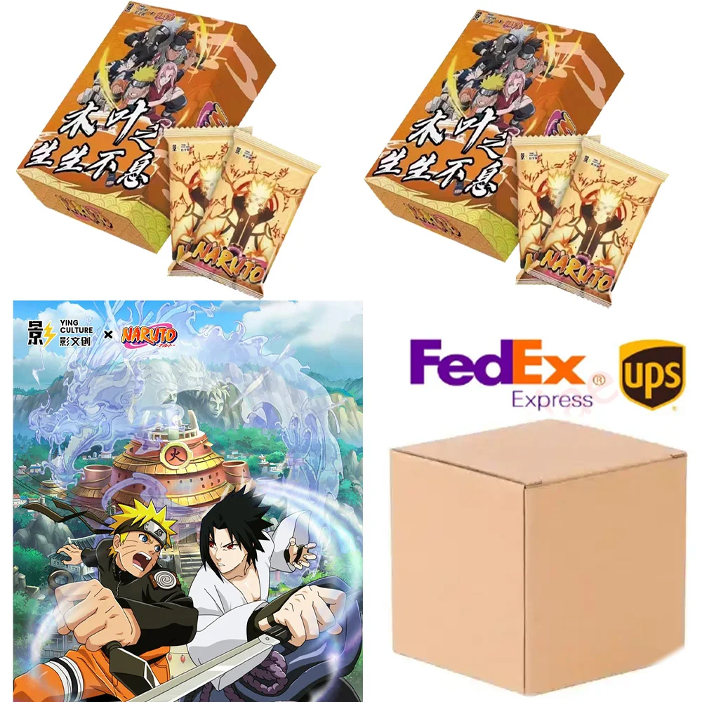 Оптовая продажа Ying Cultural Naruto Collection Card Wave 2 Sakura Booster Box ACG CCG TCG Рождество Хобби Подарок