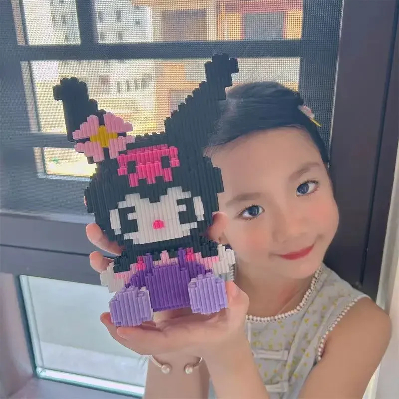 Мини Куроми Мелодия Строительные Блоки Игрушка Маленькие Частицы 3D Головоломка