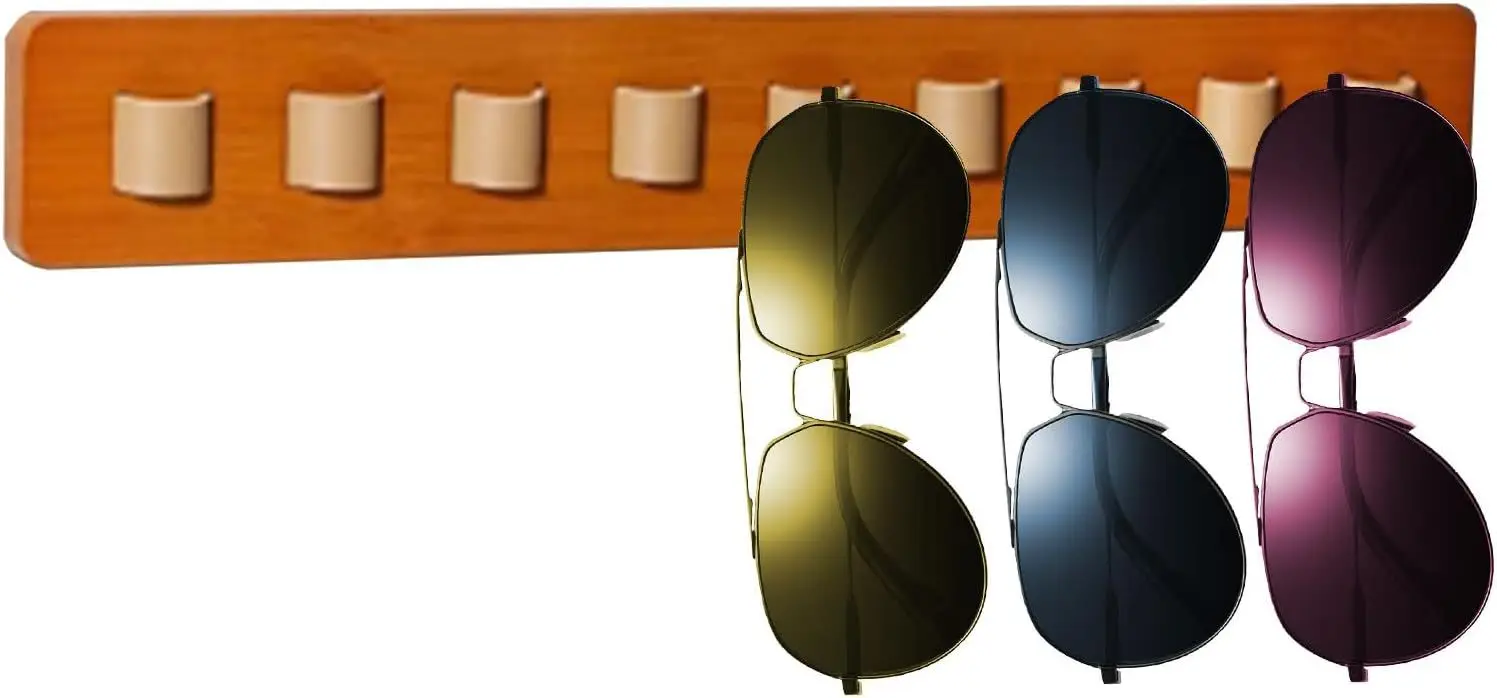 

Wooden Sunglasses Storage Rack Holder Glasses Display Stand Jewelry Display Rack For Multi Pairs Glasses Showcase W0O3