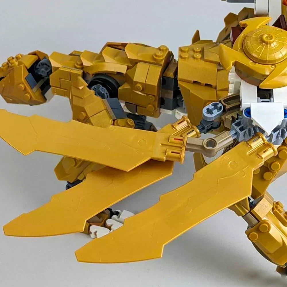 Lloyd Golden Ultra Dragon строительные блоки четыреглавый дракон механические фигурки