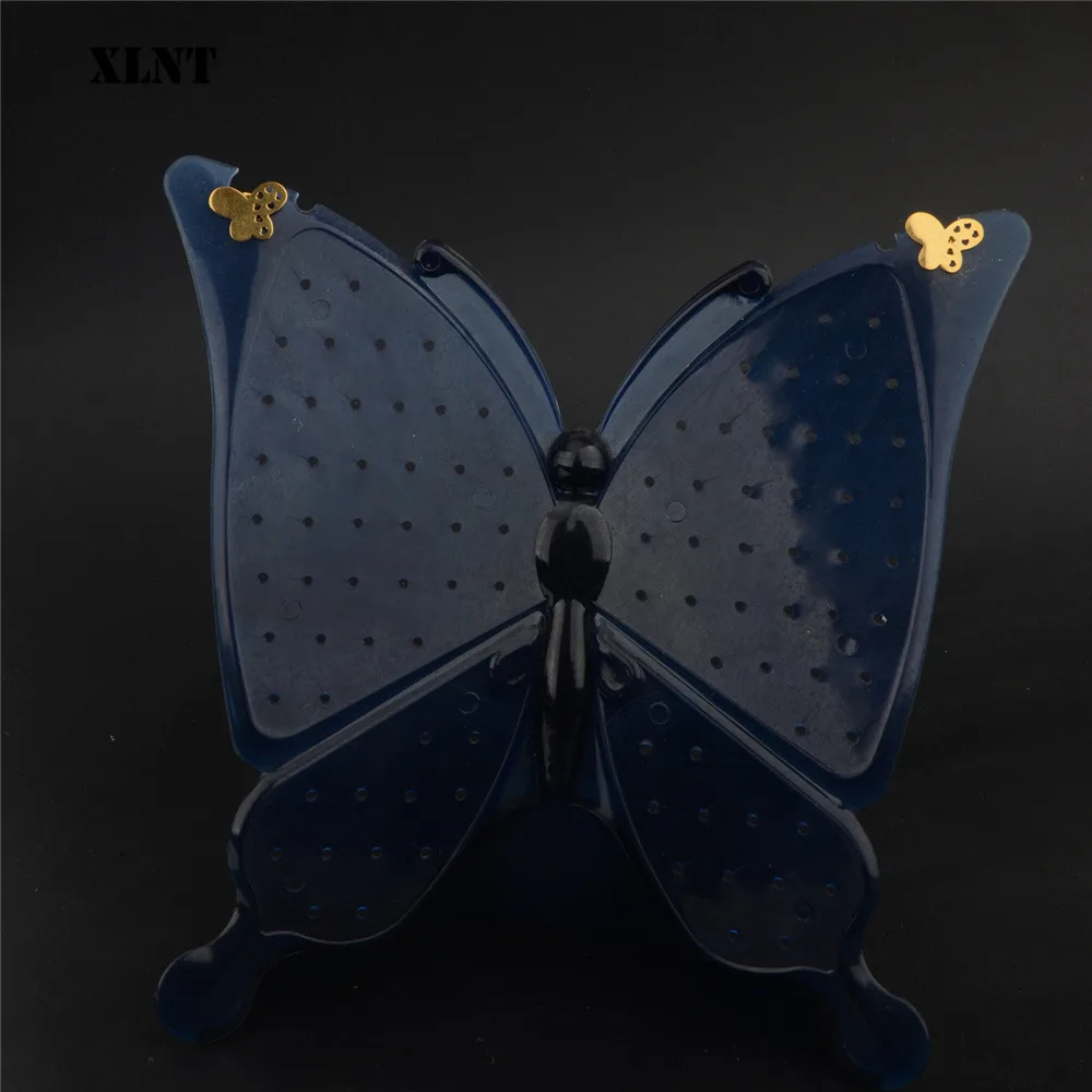 XLNT серьги-гвоздики из нержавеющей стали с бабочками для женщин милые серьги