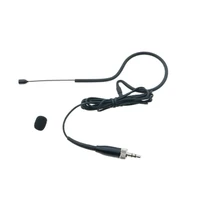 true black sl single eer headset microphones for sennheiser wireless mic system only 3 5mm lock stereo