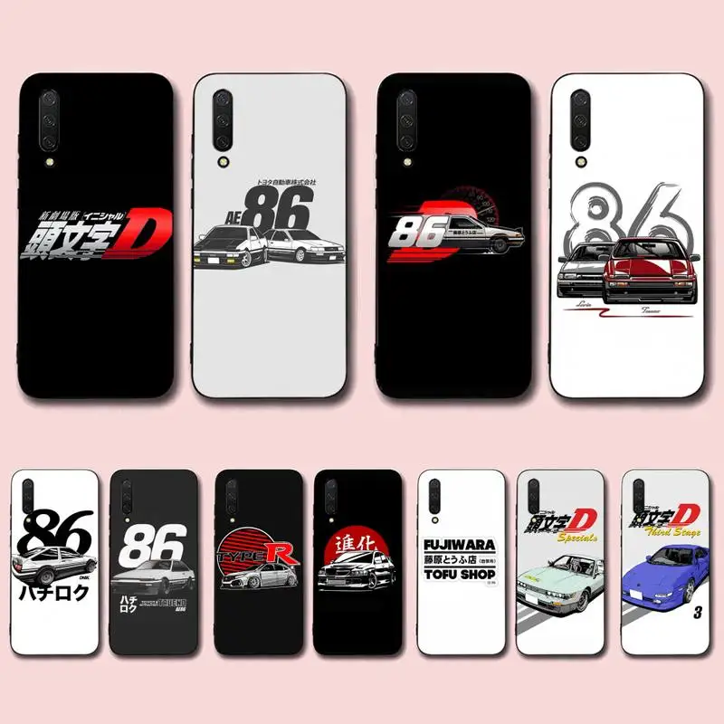 

LVTLV INITIAL D Phone Case for Xiaomi mi 5 6 8 9 10 lite pro SE Mix 2s 3 F1 Max2 3