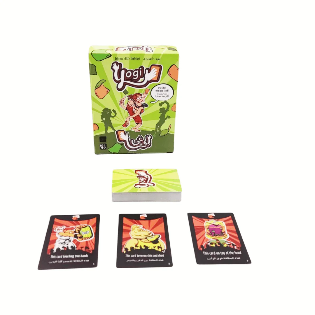 Йога безумные Контурные линии на верхней части тела. Карточные игры арабские