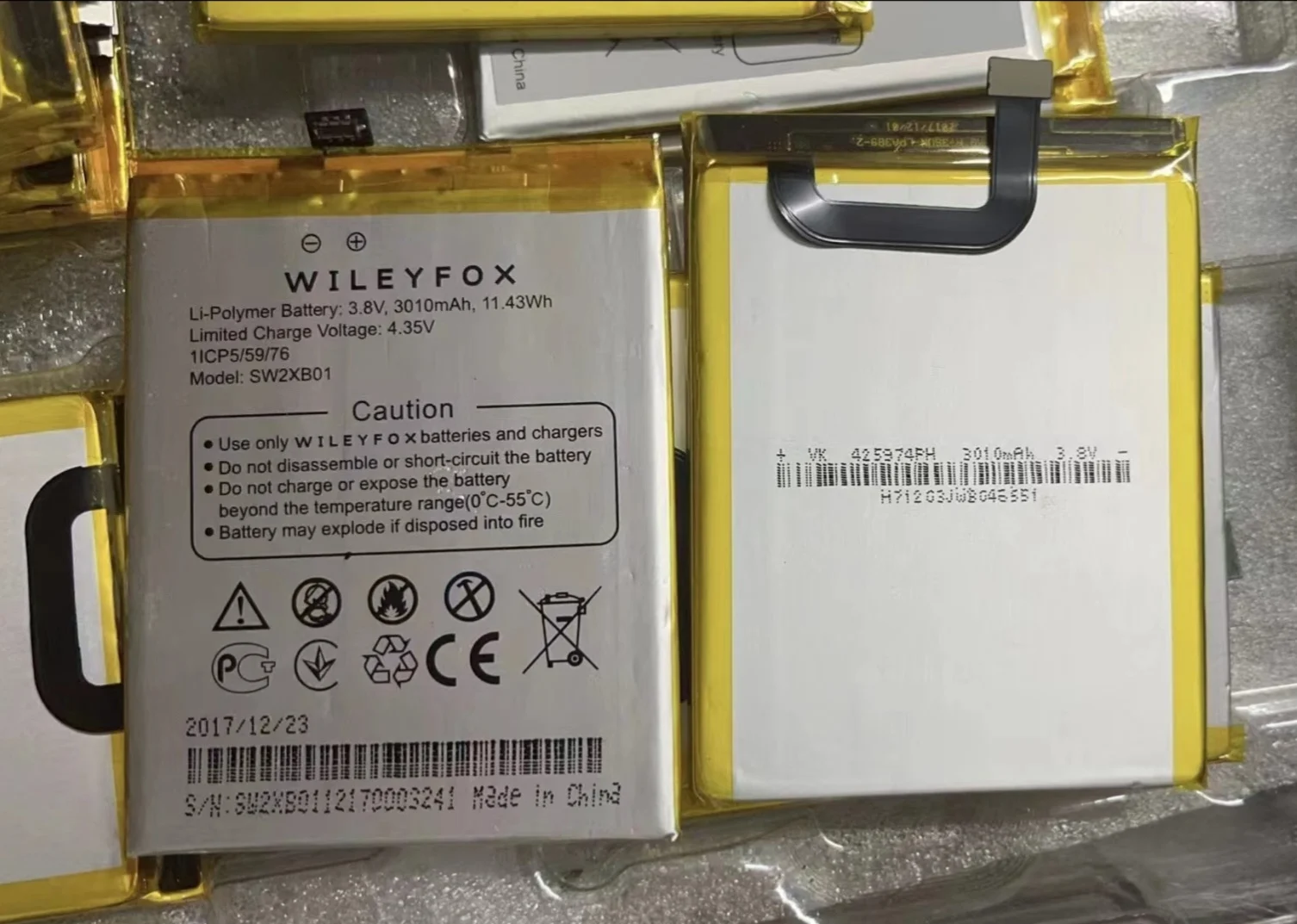 

Original New SW2XB01 Wileyfox Replacement Batteries 3010mah