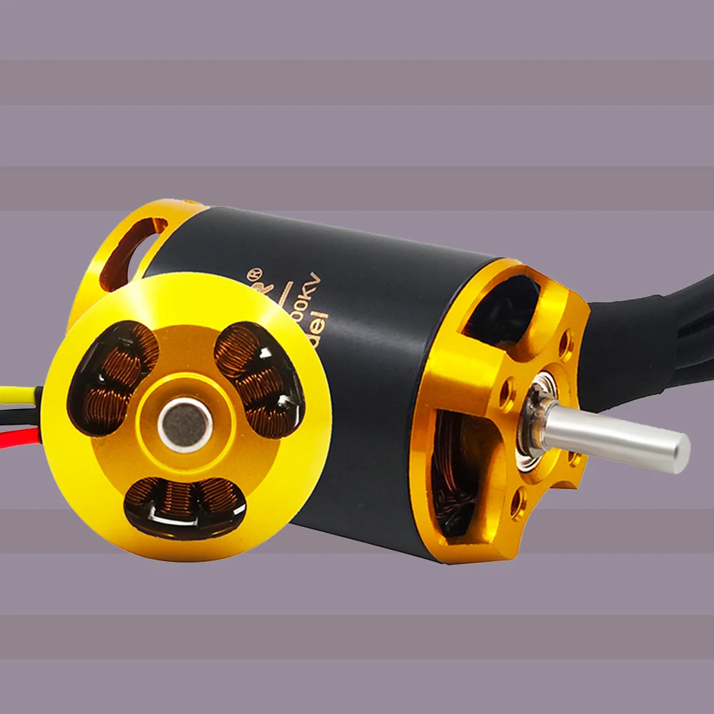 

High Speed QX-MOTOR 3027 3s 4s DC Brushless Motor 90A esc RC Coreless Strong Torque Toy Car Ship Boat Plane Model Repair Tool