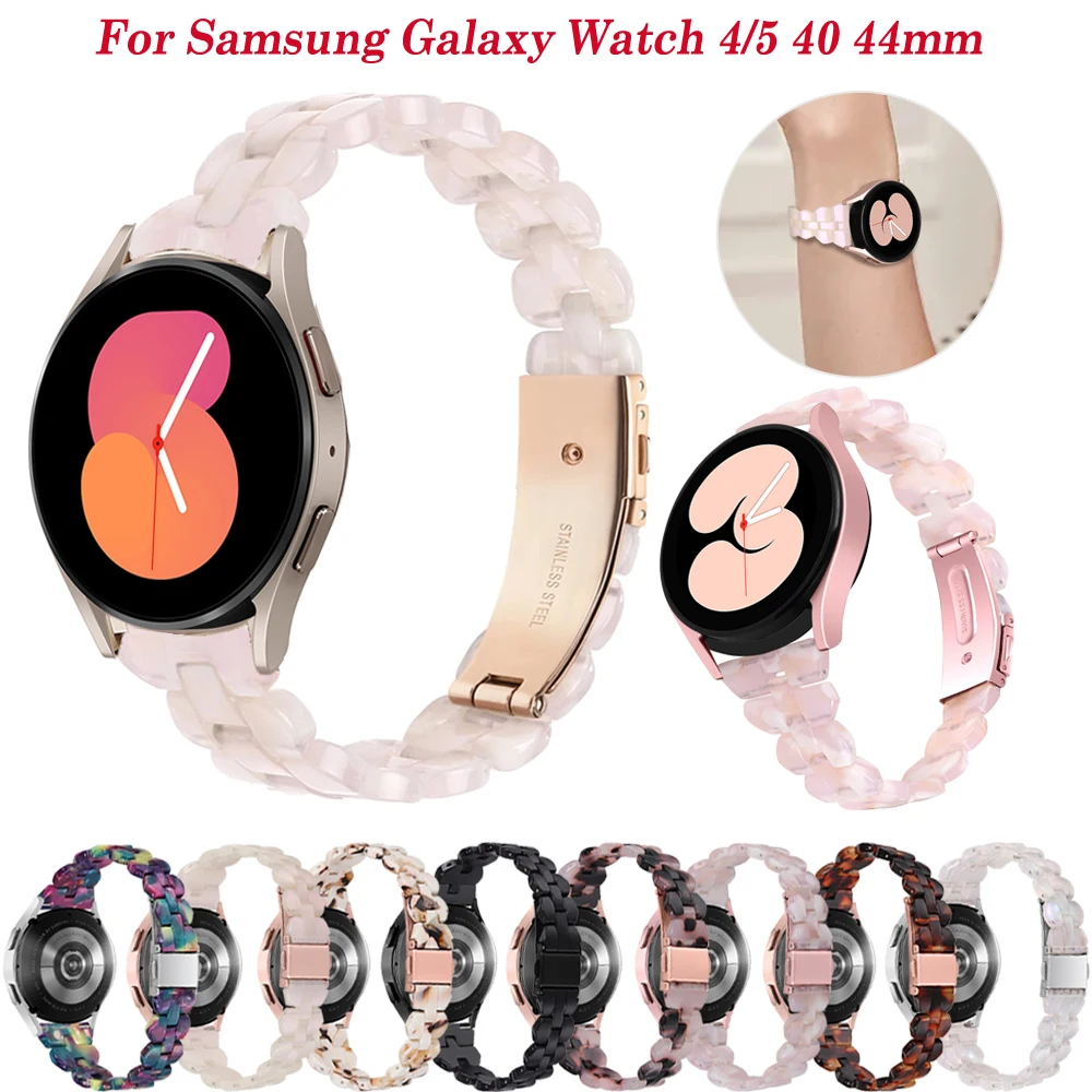 

Ремешок полимерный для наручных часов, браслет для Samsung Galaxy Watch 4/5 Pro Active2 40 44 мм, 42 46 мм