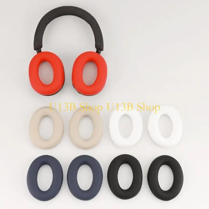 Фото U13B Комфортные обложки для наушников для WH-1000xm5 Шудоподобная подушка для наушников №1
