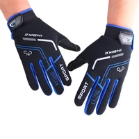 jwopr motorcycle breathable full finger gloves bicycle outdoor sports non slip index finger touch screen riding gloves