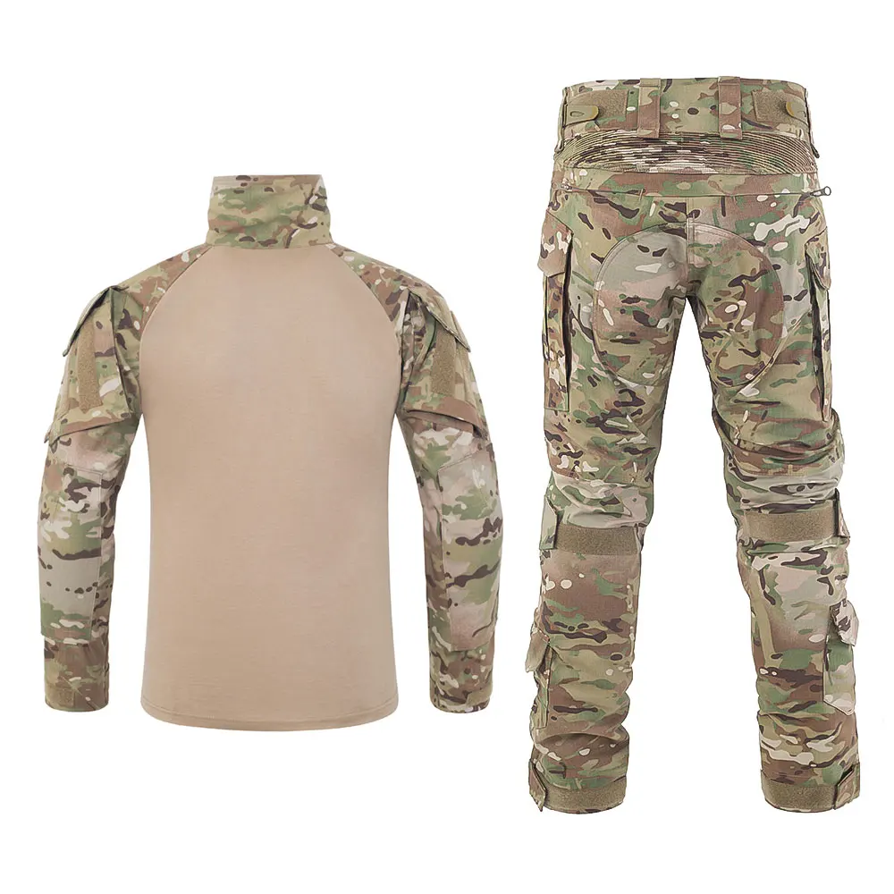 SINAIRSOFT Тактический боевой костюм G3 рубашка брюки с наколенниками обновление
