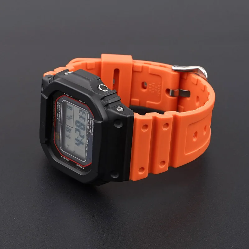 Ремешок для часов Casio G-Shock DW-6900 5600 GW-M5610 DW-5600E красочный резиновый ремешок запястья