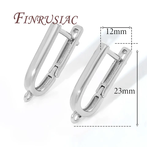 Позолоченные крючки для сережек FINRUSIAC, 3 пары