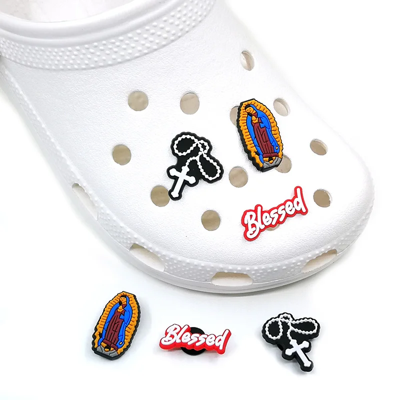 Подвески для обуви из ПВХ с национальным флагом 1 шт. |