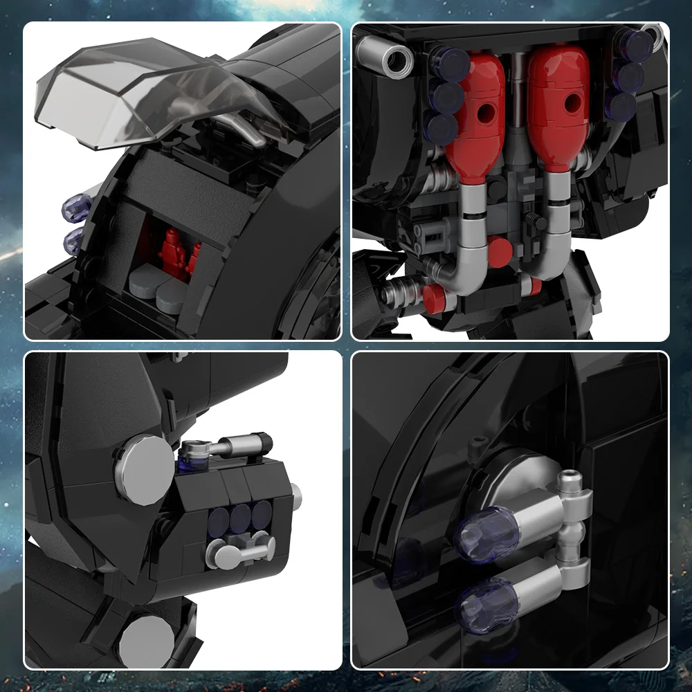 GOBRICKS Голиаф Механическая модель из блоков 827 деталей