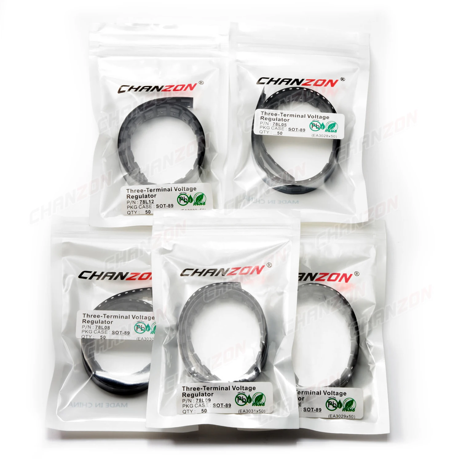 50 шт. Sot89 78L05 78L06 78L08 78L09 78L12 Smd 5 в Трехконтактный регулятор напряжения