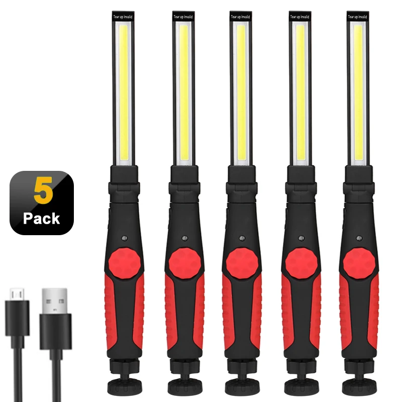 

Z40 COB LED Work Light USB Rechargeable LED Flashlight Folding Torch Magnetic Hook Lanterna for Outdoor Camping Lamp /Car Repair