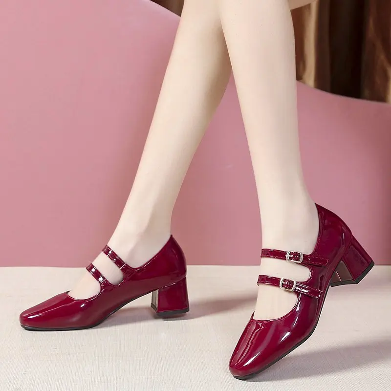 

Туфли-лодочки женские на платформе и толстом высоком каблуке