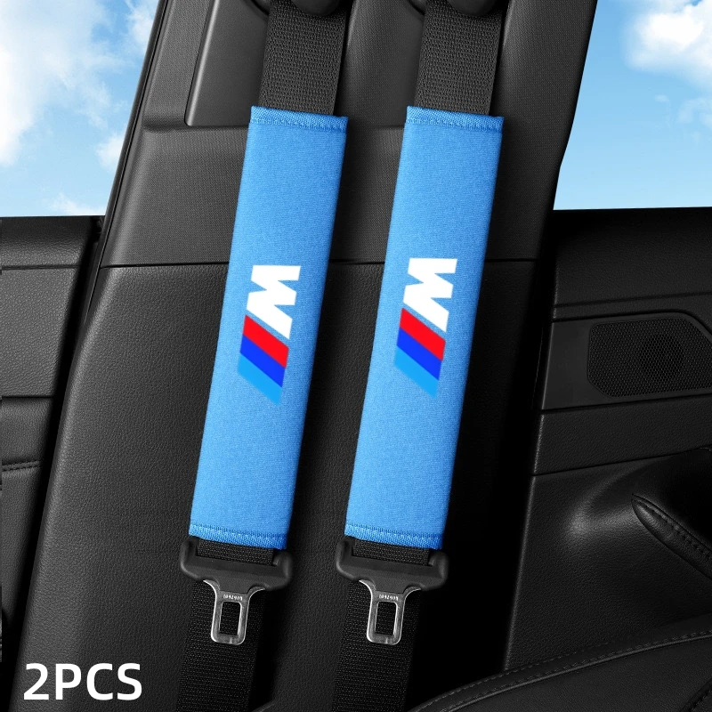 

Защитная подушка для ремня безопасности автомобиля для BMW M Power Performance M3 M5 X1 X3 X5 X6 E46 E39 E36 E60 F40 E46 E90 E60 F10