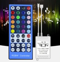 rgbw led controller 40 key 5 pin infrared remote ccontrol for 5050 strip light dc12v 24v