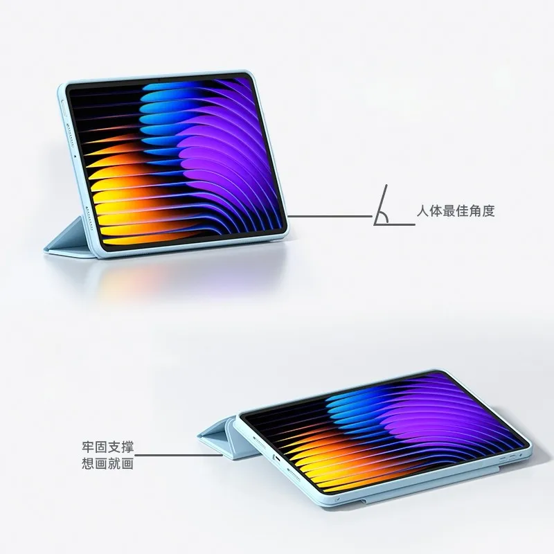 Чехол-подставка Y-Fold для Honor Pad 10 X10 Pro 11.5 дюймов 2025, ударопрочный, умный, кожаный чехол для планшета (art.: 3920d805d3fc2) - 3920d805d3fc2
