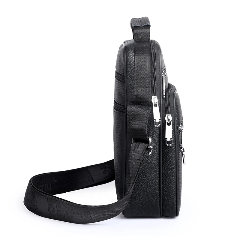 Популярные мужские сумки через плечо из натуральной кожи высокого качества